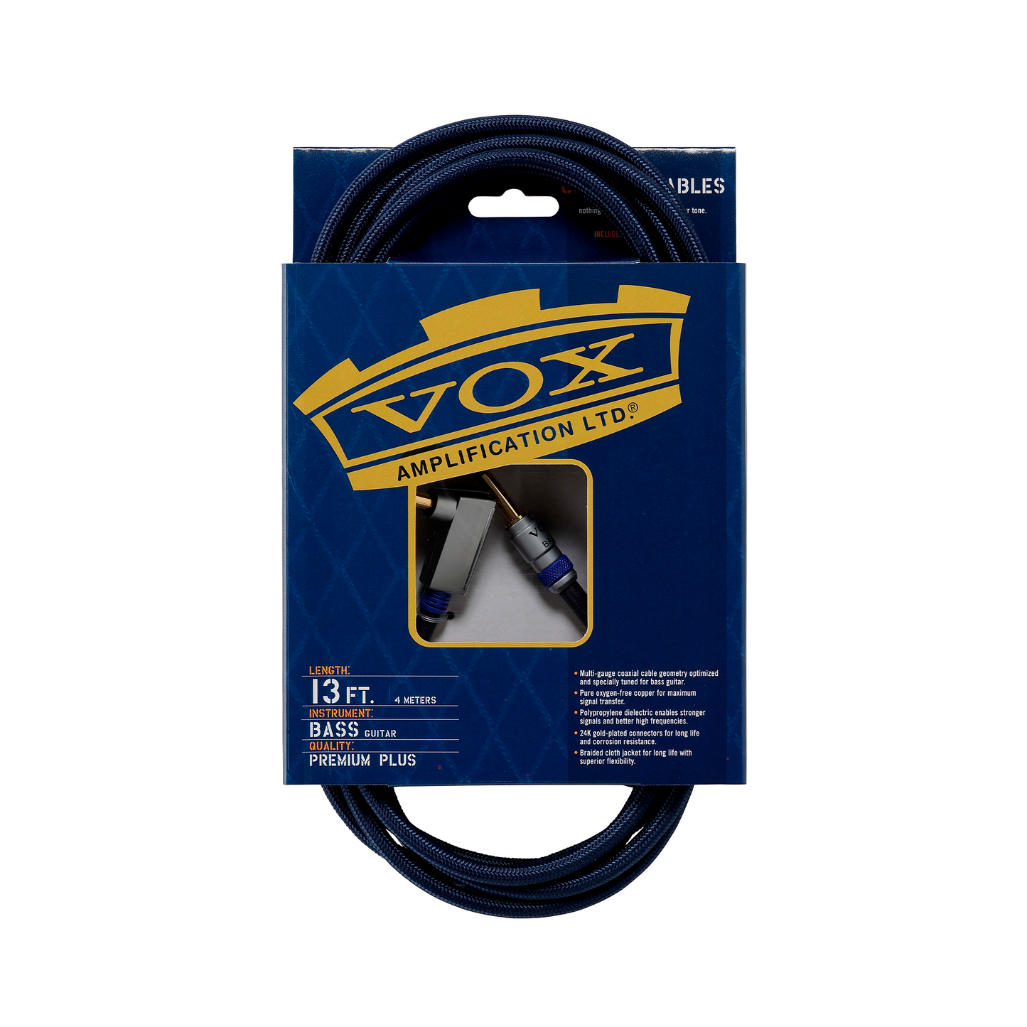 Vox Class A Bass Cable - 13ft (4 metros)