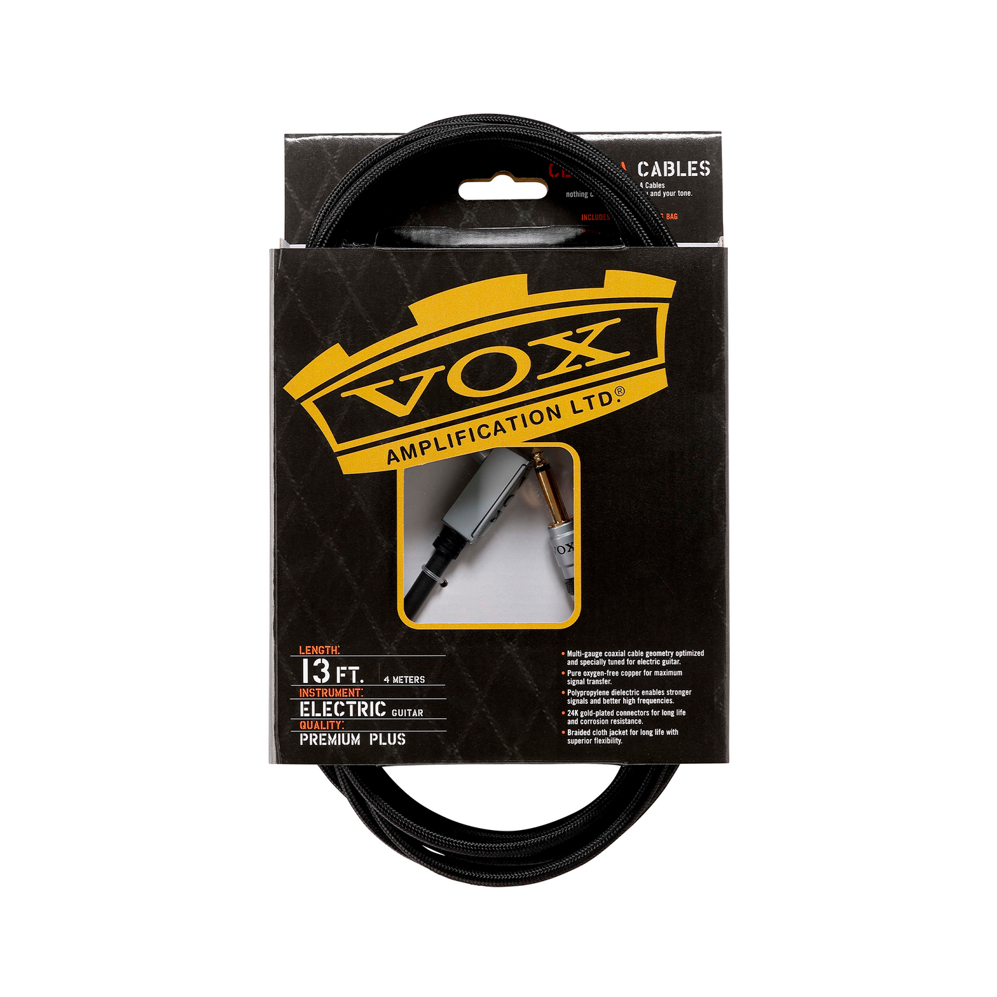 Vox Class A Guitar Cable - 13ft (4 metros)