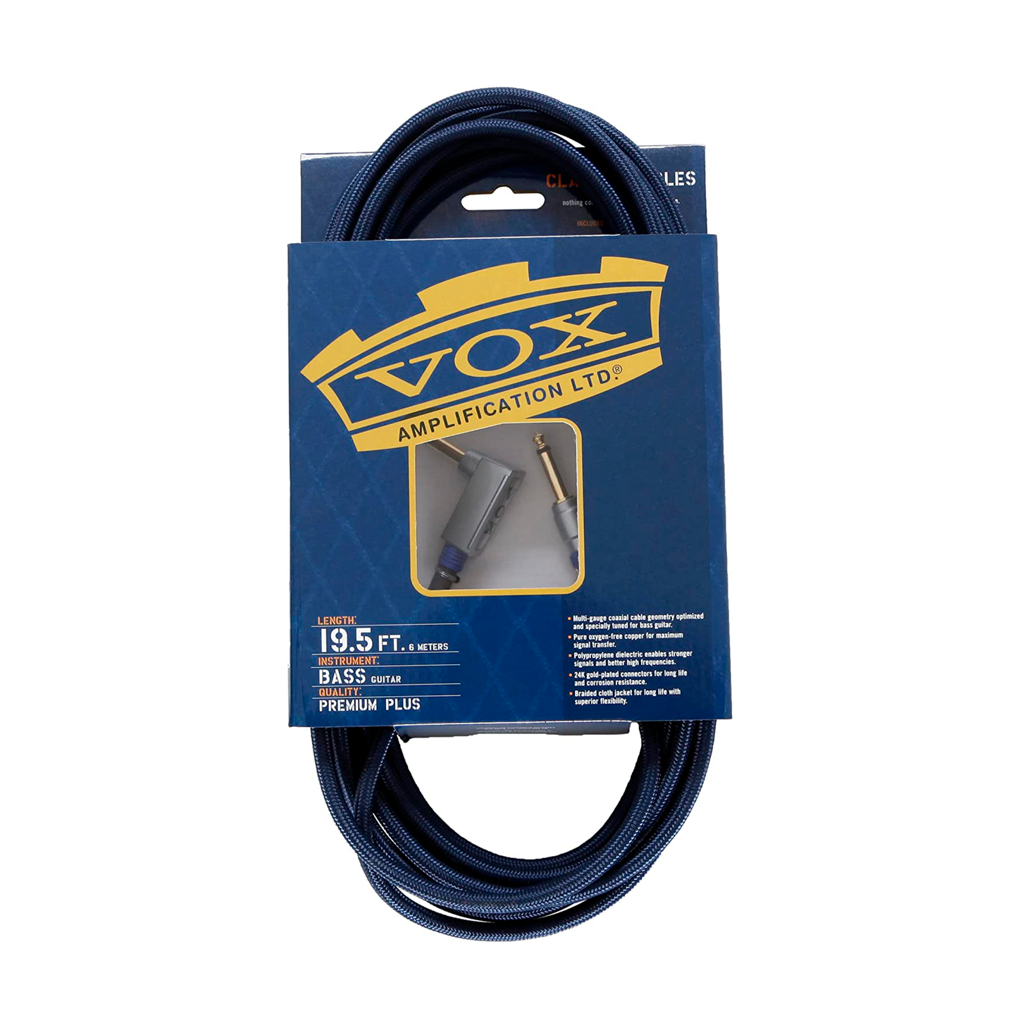 Vox Class A Bass Cable - 19,5ft (6 metros)