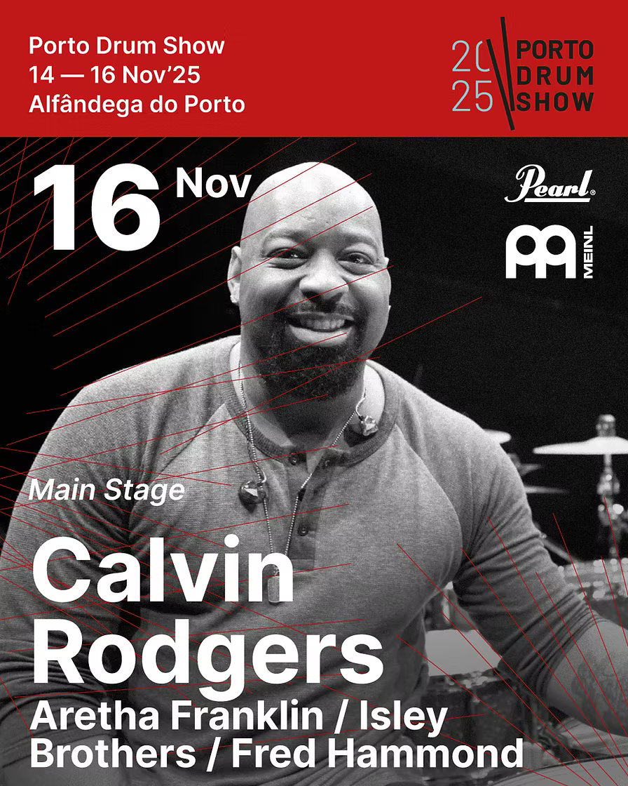 Calvin Rodgers no Porto Drum Show 2025