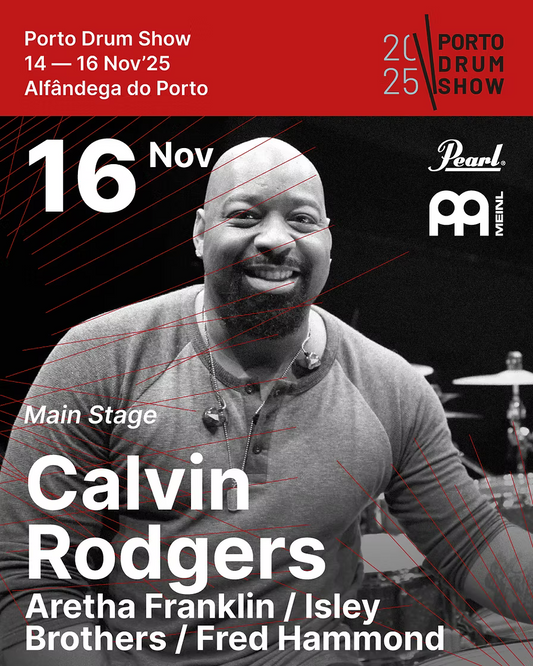 Calvin Rodgers no Porto Drum Show 2025